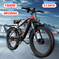 DUOTTS F26 Electric Bicycle 750W*2 Dual Motors 48V20Ah Lithium Battery Dual Disc Brake E-Bike Mountain Aldult City Electric Bike