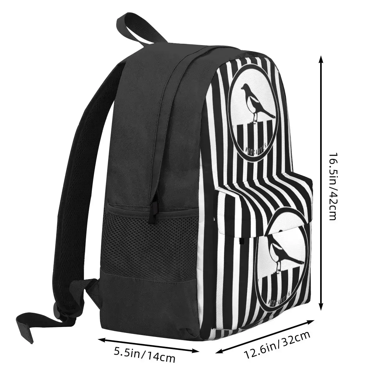 Newcastle - Magpies Backpacks Boys Girls Bookbag Students School Bags Cartoon Kids Rucksack Shoulder Bag Large Capacity