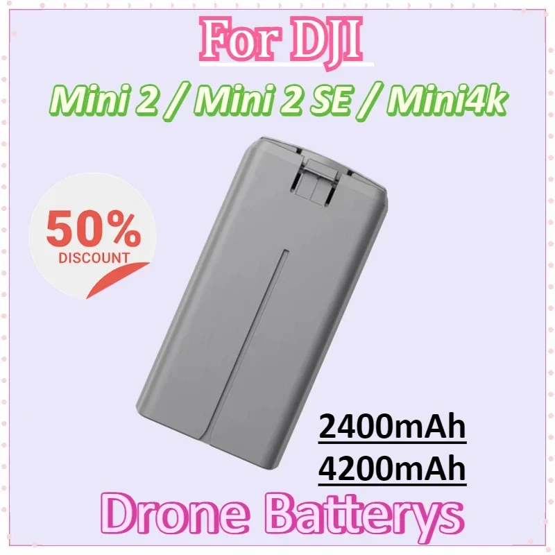 

Modified Battery 7.7V 2400mAh 4200mAh for DJI Mini 2 Mini2 Mini 2 SE Mini4k Replacement Drone Intelligent Flight Accessories