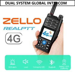 Radio POC Real PTT Zello Walperforated Talkie, radio bidirectionnelle Android, réseau de pêche, interphone Transcsec, 100, nouveau