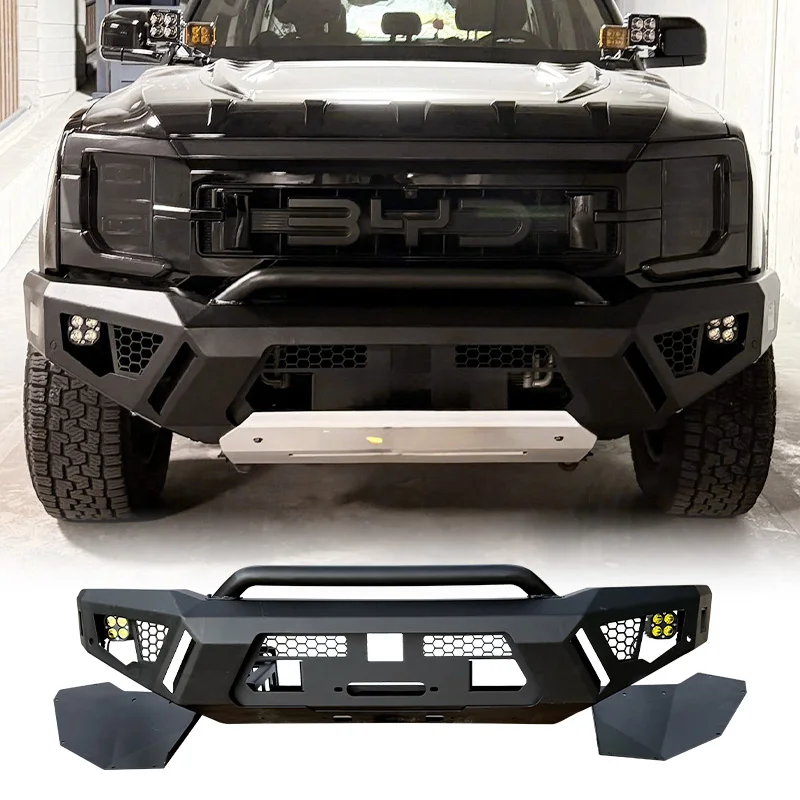 

Byd Shark Pickup Truck Front Modification Accessories Kit Anti-collision Bar, Pump Handle Front Bumper Front Face Guard bar