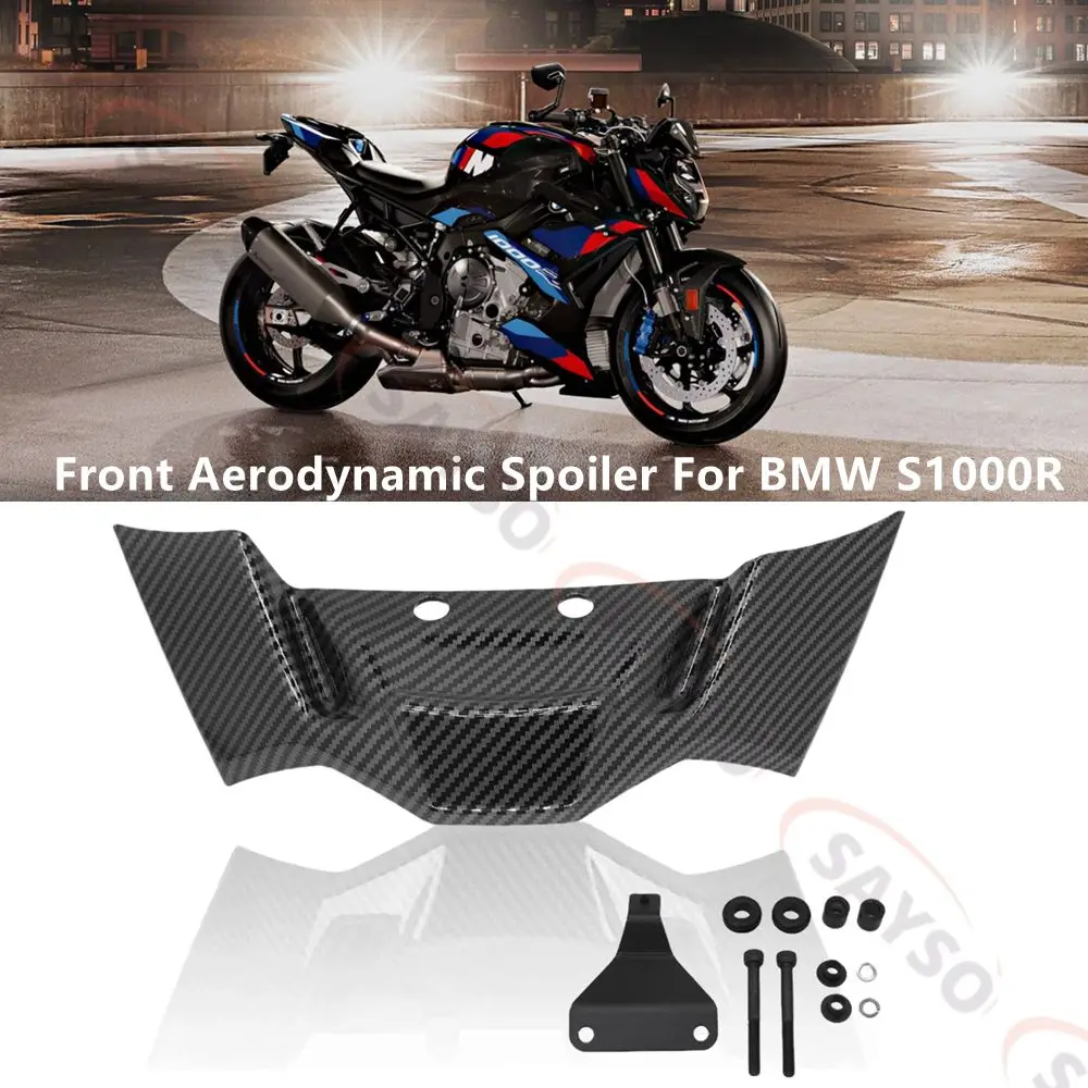 

For BMW S1000R 2021-2024 Wing Downforce Front Spoiler Naked Aerodynamic Winglet S 1000 R S1000 R M1000R 2023 2024