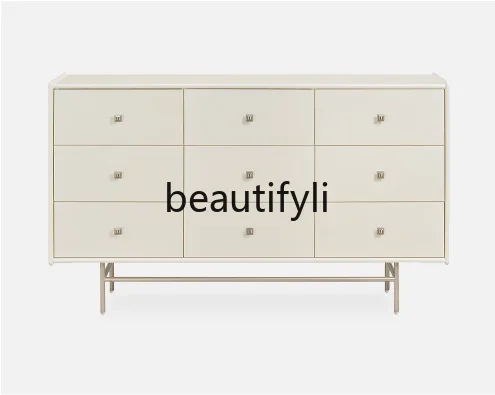 Light luxury chest, multi-layer storage, modern simple entrance, bedroom storage cabinet