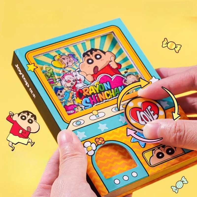 

Crayon Shin-chan Comic Series Student Organization Creative Fun Game Color Page Diary Perfect Holiday Gift for Kids.