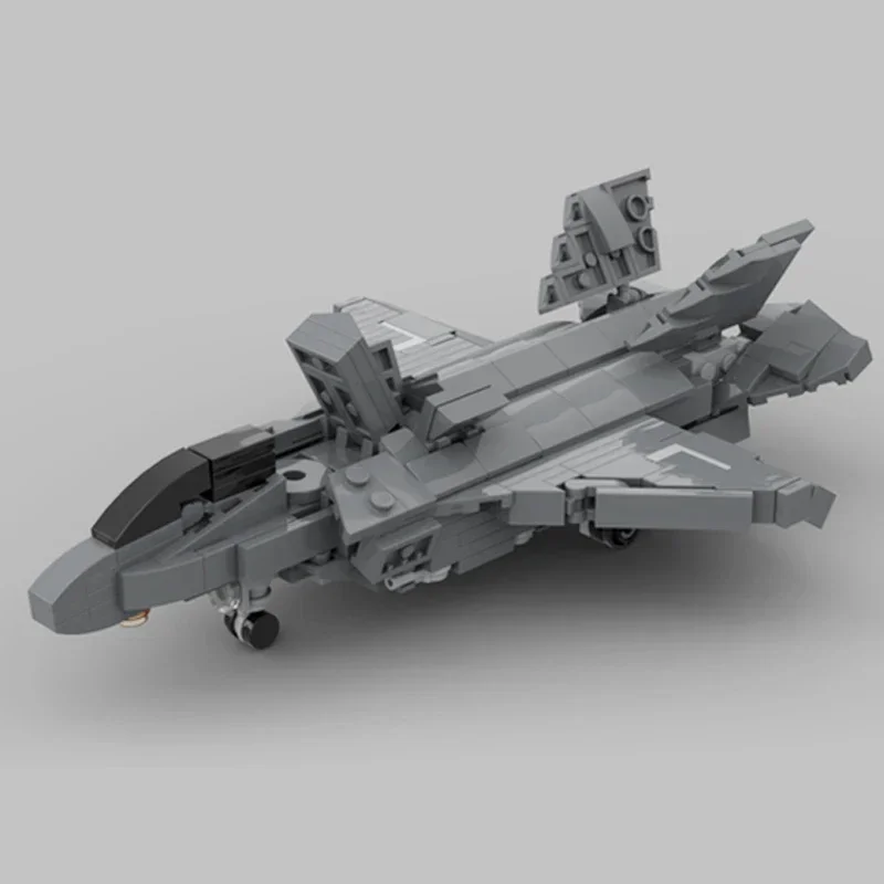 Avion militaire modèle Moc briques de construction USMC chasseur F-35B 1/72 blocs de technologie cadeaux jouets de noël ensembles de bricolage assemblage