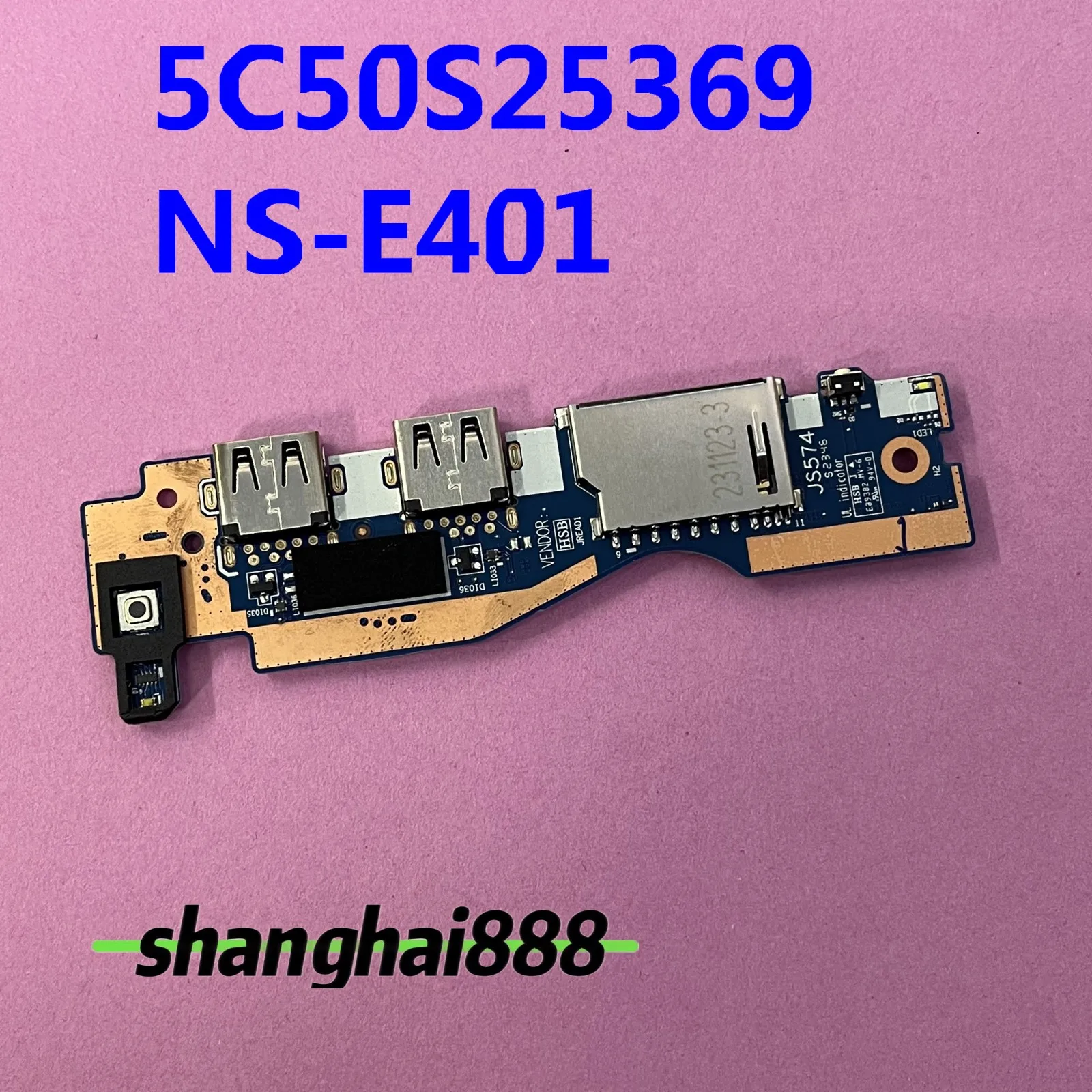 5C50S25369 NS-E401 new for lenovo IdeaPad 5 15IAL7 82SF USB Power board