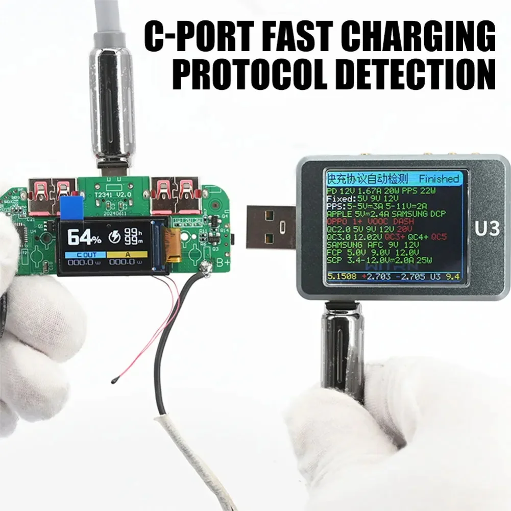 

USB 22.5W Fast Charging Step-down Converter Power Bank Module Motherboard Support PD/QC/SCP/VOOC DIY Power Bank Board New