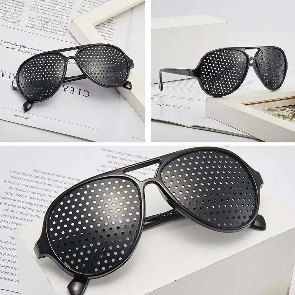 Improve Pinhole Small Hole Glasses Eyeglasses Eyes Exercise Eyesight Vision Healing Eyesight Improvement Vision Care