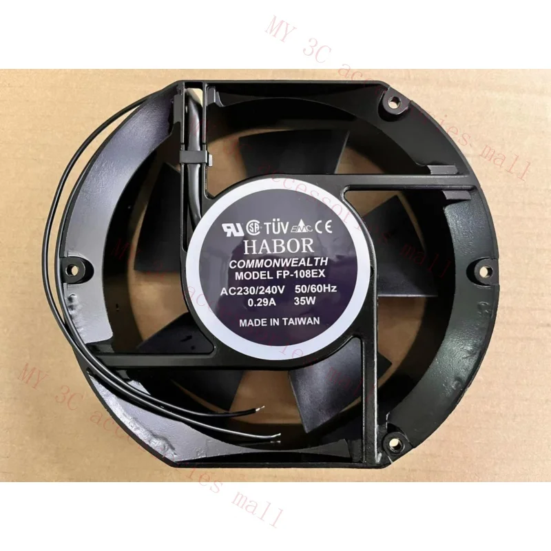 1PC FOR HABOR FP-108EX 230/240V 0.29A 35W 17CM Industrial Cabinet Axial Cooling Fan