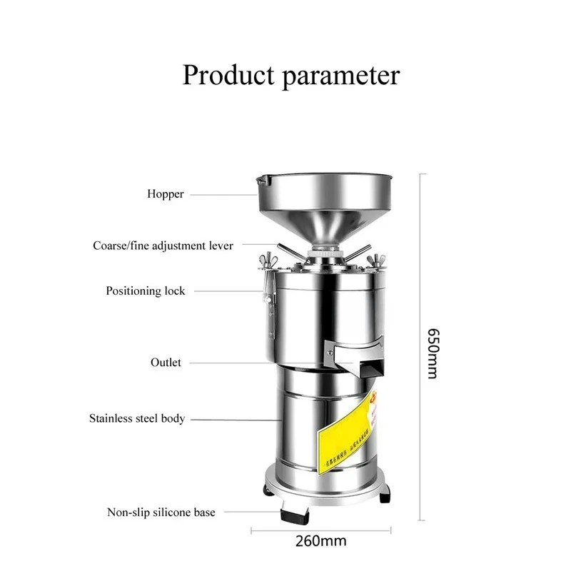 Sauce Grinder Machine Multifunctional Ketchup Stone Grinding Tahini Peanut Butter Machine Blueberry Jam Maker In Vertical Type