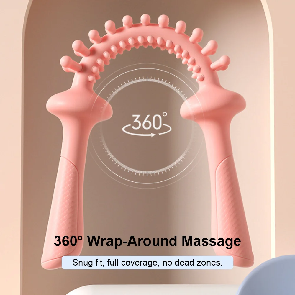 

Soft Silicone Massage Stick Yoga Fitness Muscle Massage Stick Meridian Dredging Body Relaxation Multifunctional Massage Tool