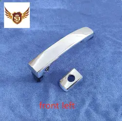 Chrome & Silver Exterior Door Handle for Nissan QASHQAI 2011 Frontier Navara D40 2006-2014 Pathfinder R51 Left or Right