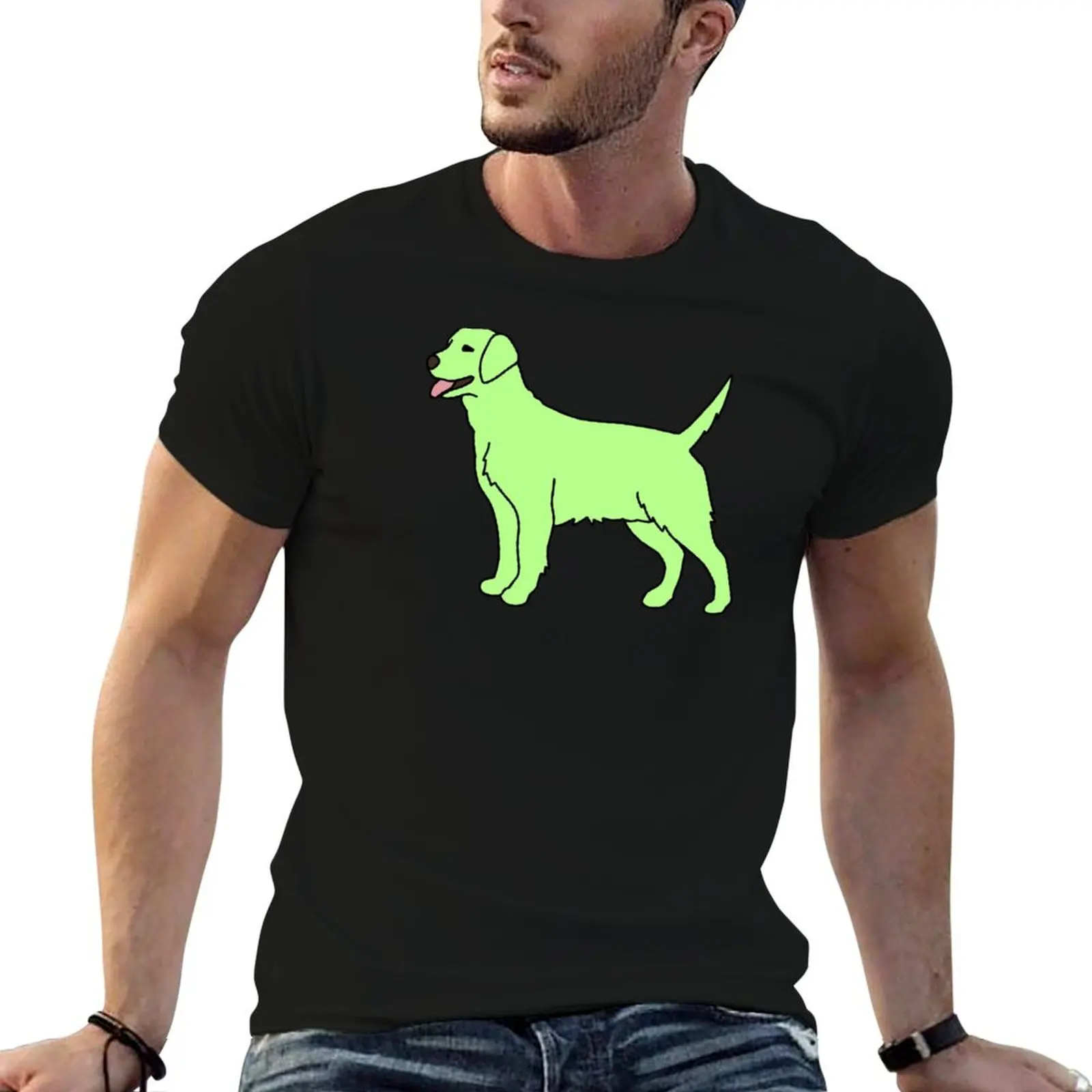 

Key Lime Green Dog T-Shirt t shirts for man cotton t shirt personalised T-Shirt