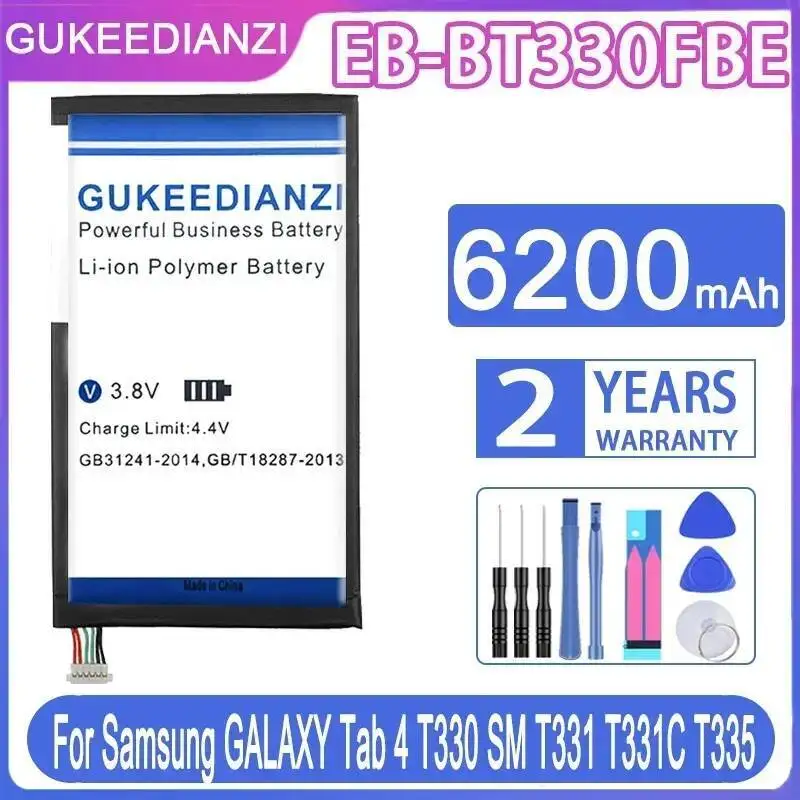 

EB-BT330FBE For Samsung Galaxy Tab 4 8.0 T330 SM T331 T331C T335 Tablet Battery 6200Mah High-Efficiency