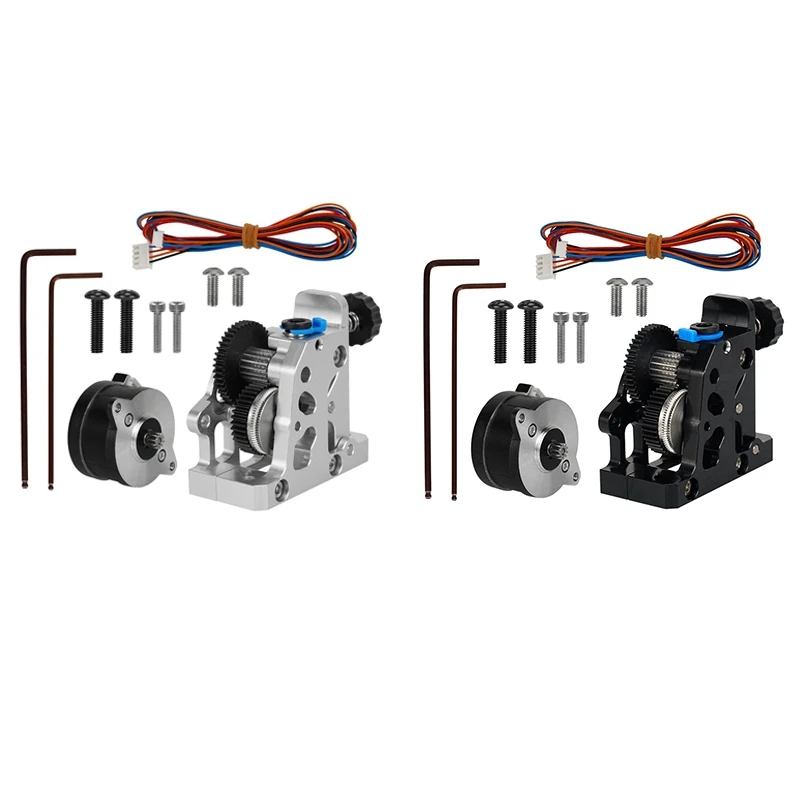 Extrusora de engrenagem dupla HGX-LITE-extrusora de engrenagem de redução de aço duro motor de alta velocidade para cr10 cr 10s ender3 v2 voron