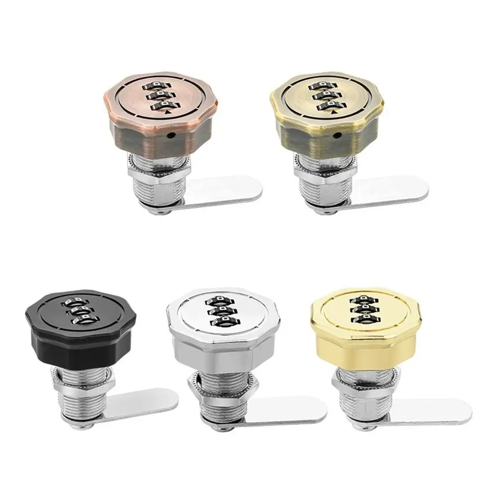 New Zinc Alloy Password Lock Anti-theft Furniture Combination Lock Hardware Security Drawer Lock Cupboard Drawer