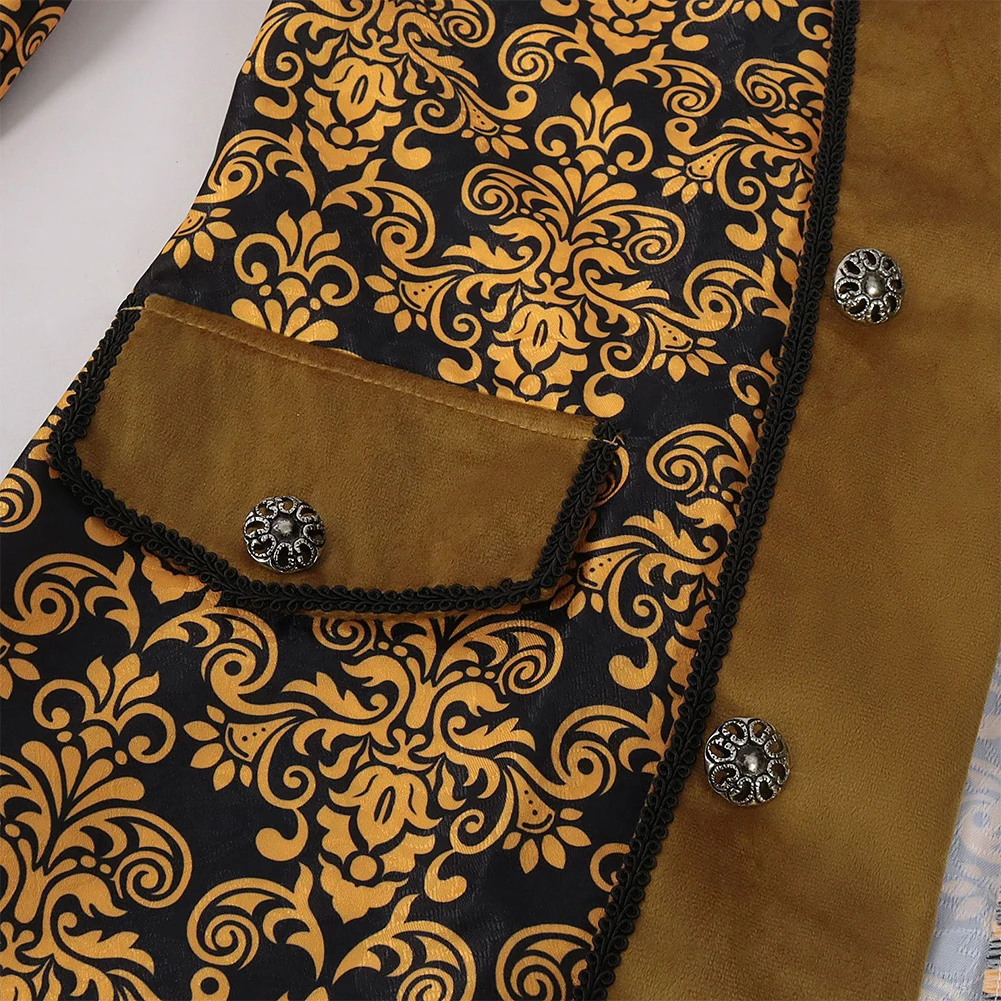 Rencontres vacances bureau manteau homme vêtements revers Neack manteau médiéval Renaissance Costume Trench manteau Vintage Tailcoat