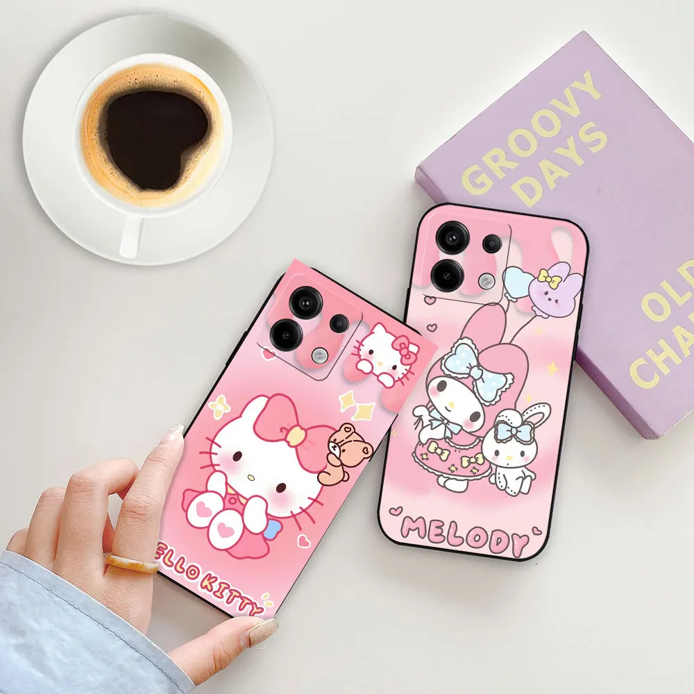 Anime Hello Kitty Kuromi My Melody Phone Case For Oneplus 6 7 7T 8 8T 9R NORD 2 3 ACE 2V CE 2 CE 2 LITE 5G Soft Silicone Case