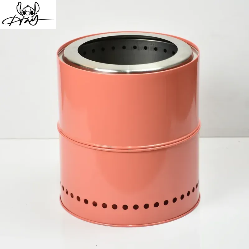 OEM Durable Portable Industrial Wood Burning Stove with Modern Design Non-Electric Heating for Home Camping Garden Use