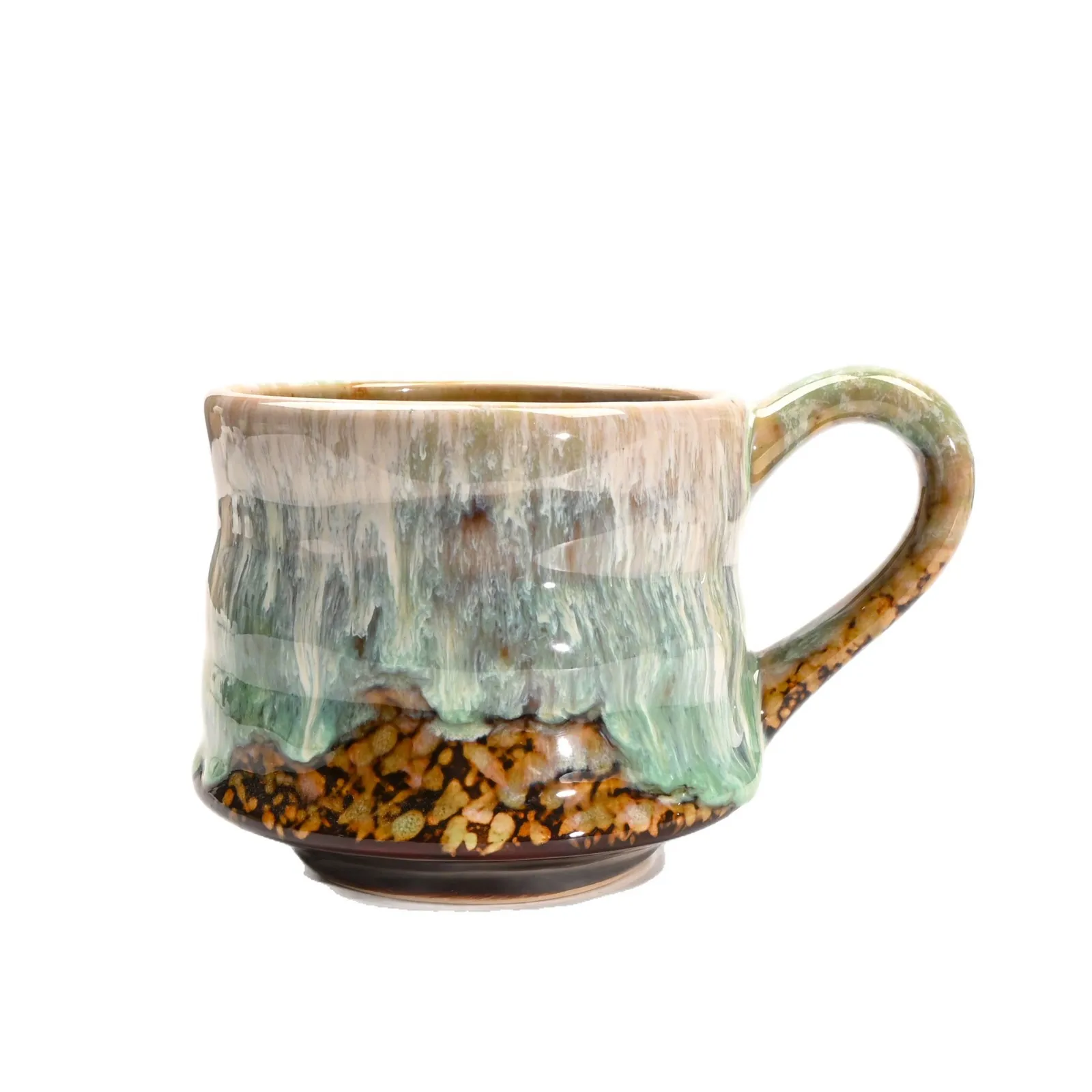 Ceramic Coffee Cup 290ml Kiln Change Retro Feng Shui Cup Coffee Cup