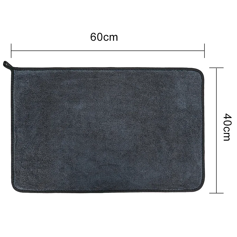 Auto-Waschlappen 1200GSM Doppelseitiges Handtuch Auto-Detailing Gedrehtes Geflecht-Tuch Super Saugfähiger Lappen für Auto- und Hausreinigung Zubehör – Detail 19