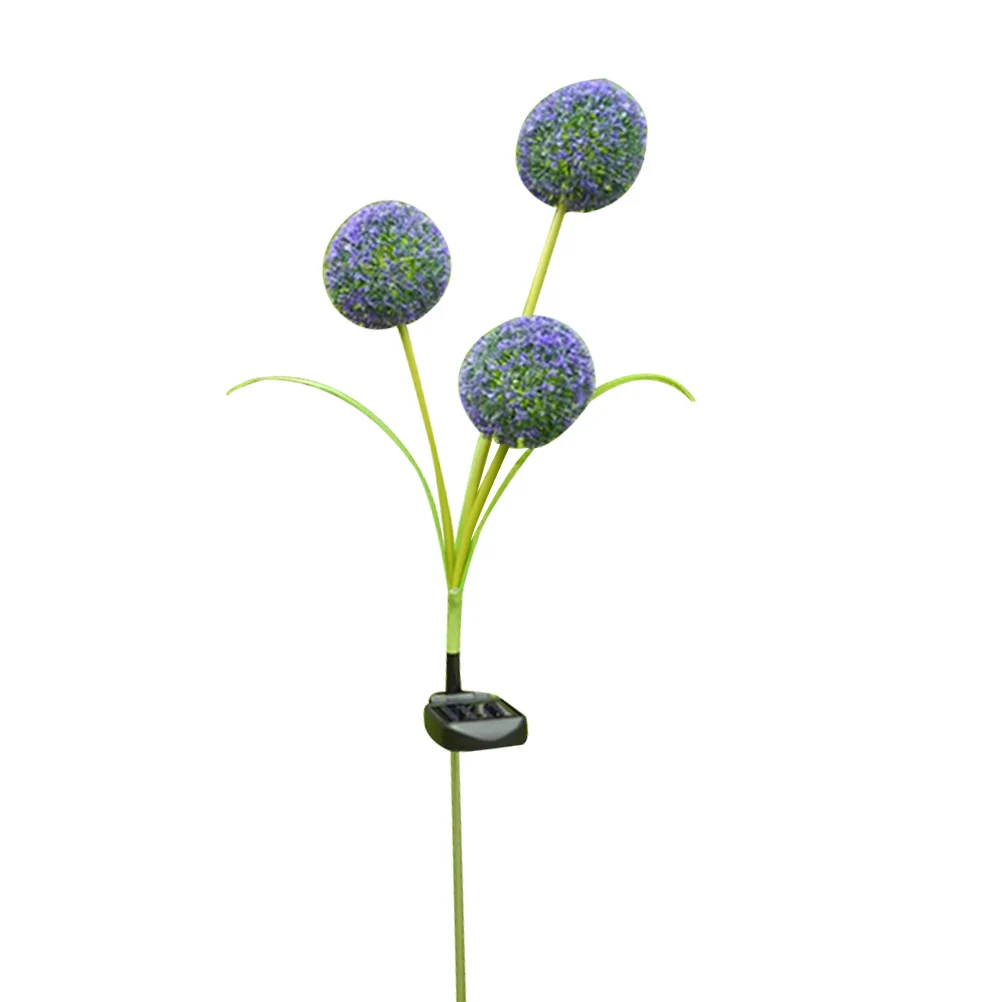 

Solar Energy Dandelion Lamp LED Outdoor Garden Decor Lantern Flower Shape Ground Plug Night Pathway Yard Landscape Waterproof