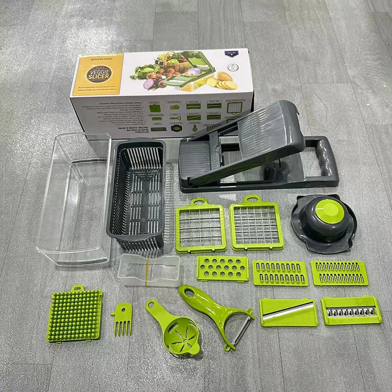 Multi Functional Vegetable Cutting Tool Shredder Silk Maker Bean Example Shredder Household Kitchen Tool Vegetable Cutter Set