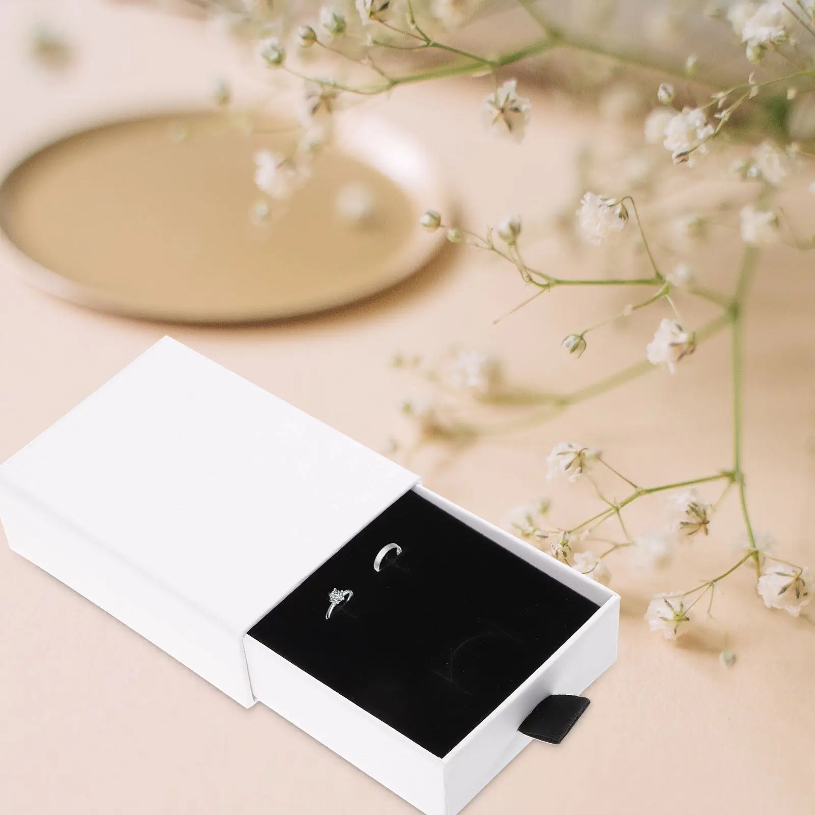 

20Pcs Drawer Style Jewelry Box Sturdy Paper Jewelry Storage Case Organizer Display Gift Box for Necklace Earring Pendant Chain