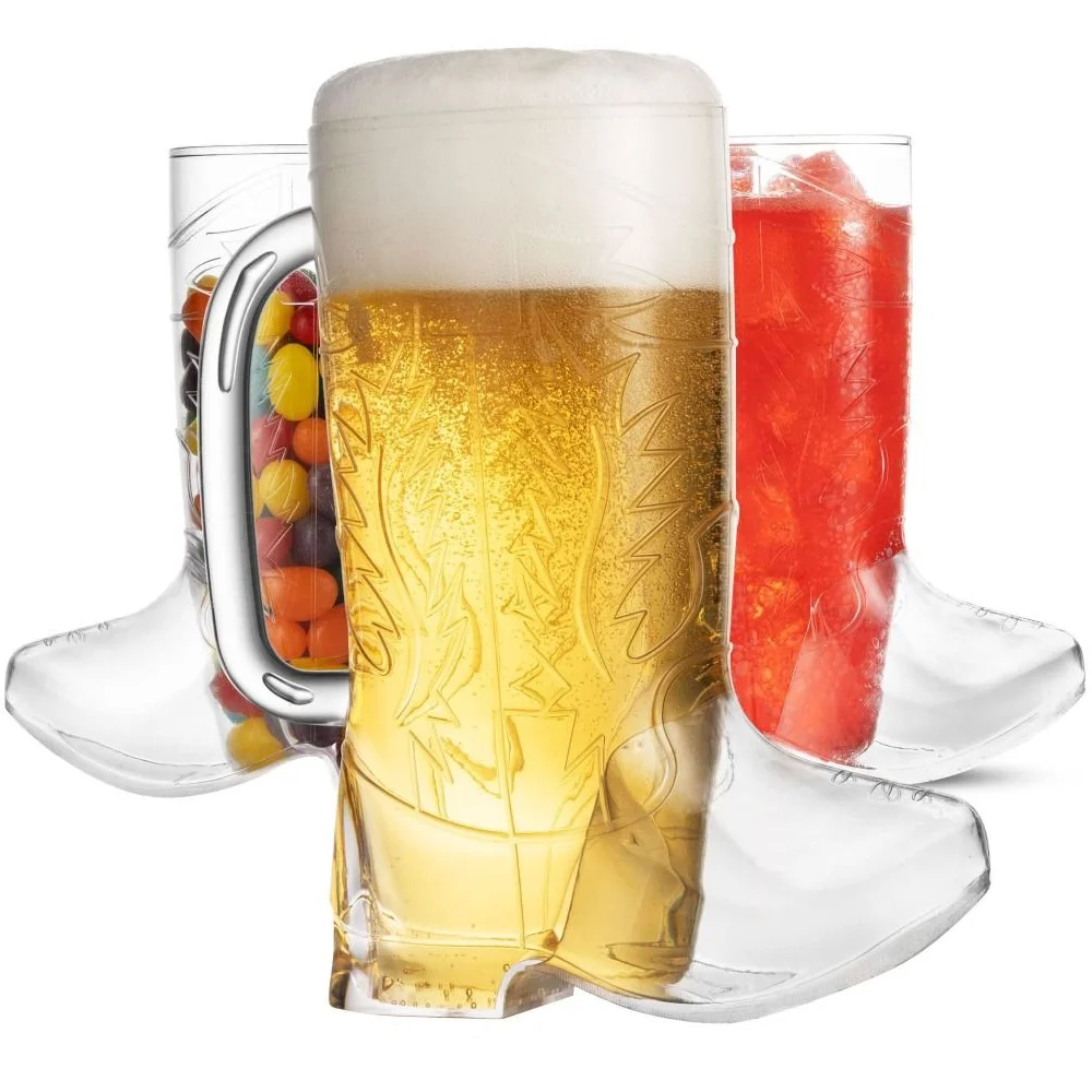 أكواب بلاستيكية جديدة على شكل  - مراجعة Beer Mug Handled وسعره