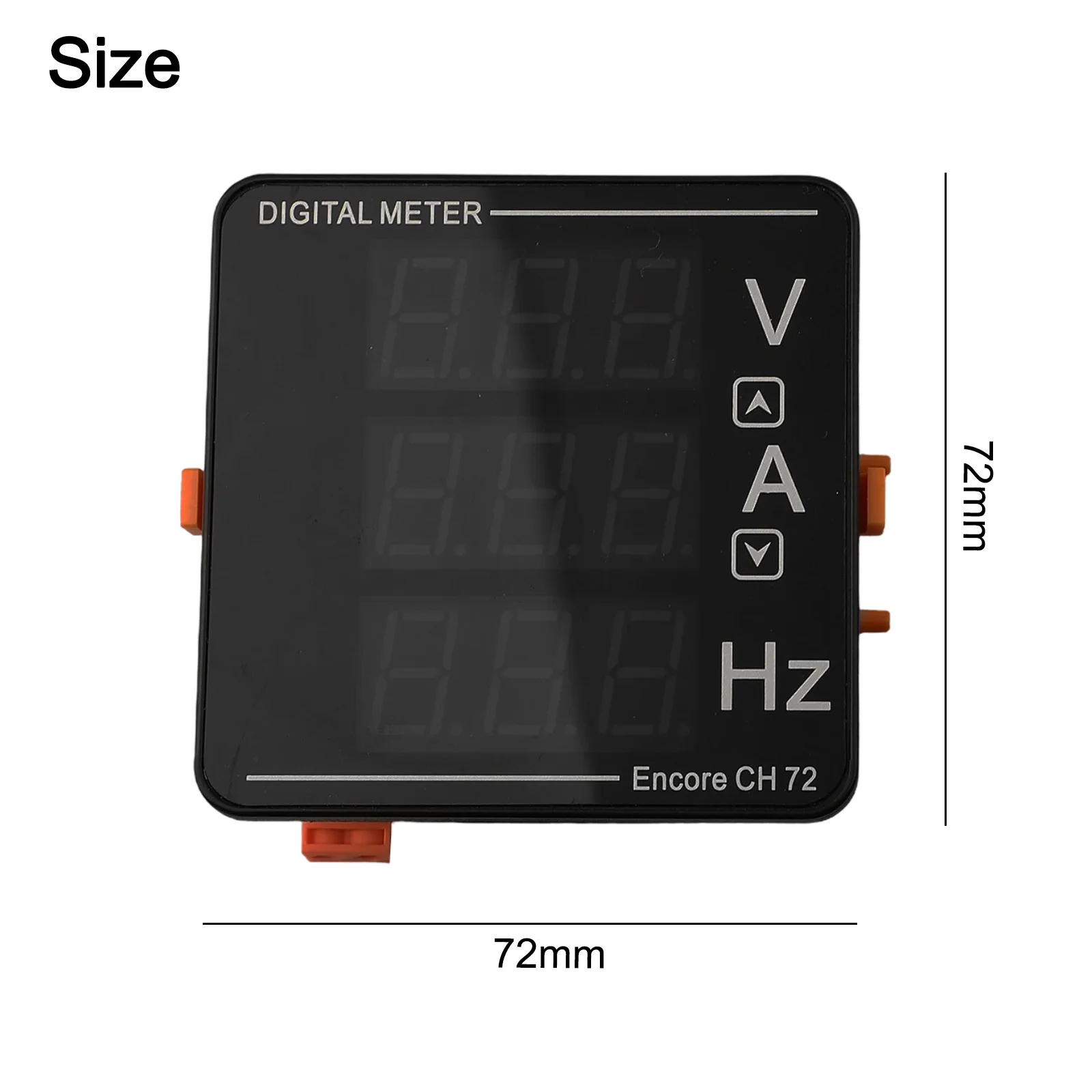 Robust Digital Display Meter for Accurate Measurement of AC Voltage (50 500V) Current (0 120A) & Frequency (10 99 9Hz)