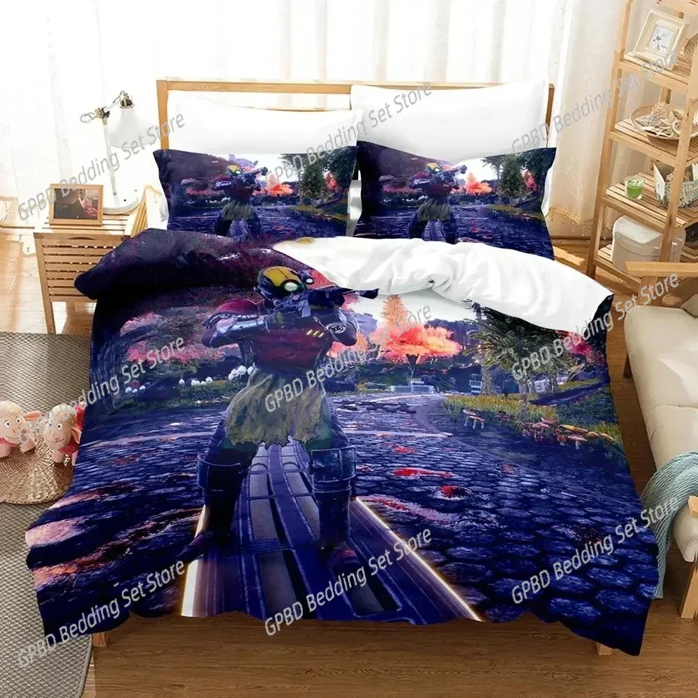 

Game Outer Worlds 3D NEW Duvet Cover Pillowcase Bedding Set Adult Boy Girl Bedroom Decoration Children Single Double Large