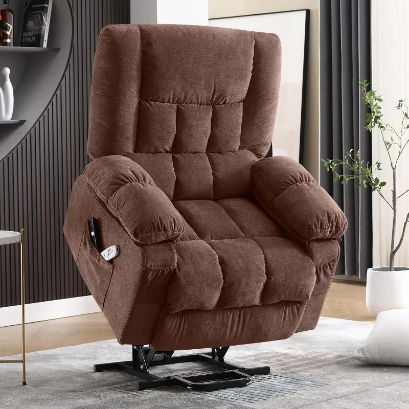 

Power Lift Recliner Chair Recliners for Elderly with Heat and Massage Recliner Chair for Living Room with Infinite Position and