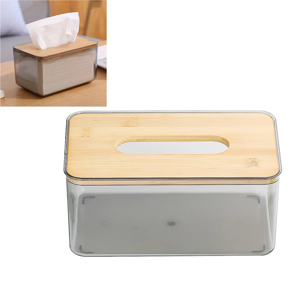 

Modern Simple Translucent Tissue Box Creative Napkin Storage Box Home Bedding Supplies Storage Containers Cosas Para El Hogar