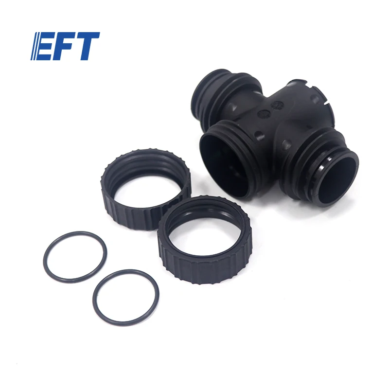 EFT 4-Port محول منفذ المياه للطائرات بدون طيار الزراعية ، وقطع ذات جودة عالية ، 110*73*48 ، 1 + 4 ، Z30 ، Z50
