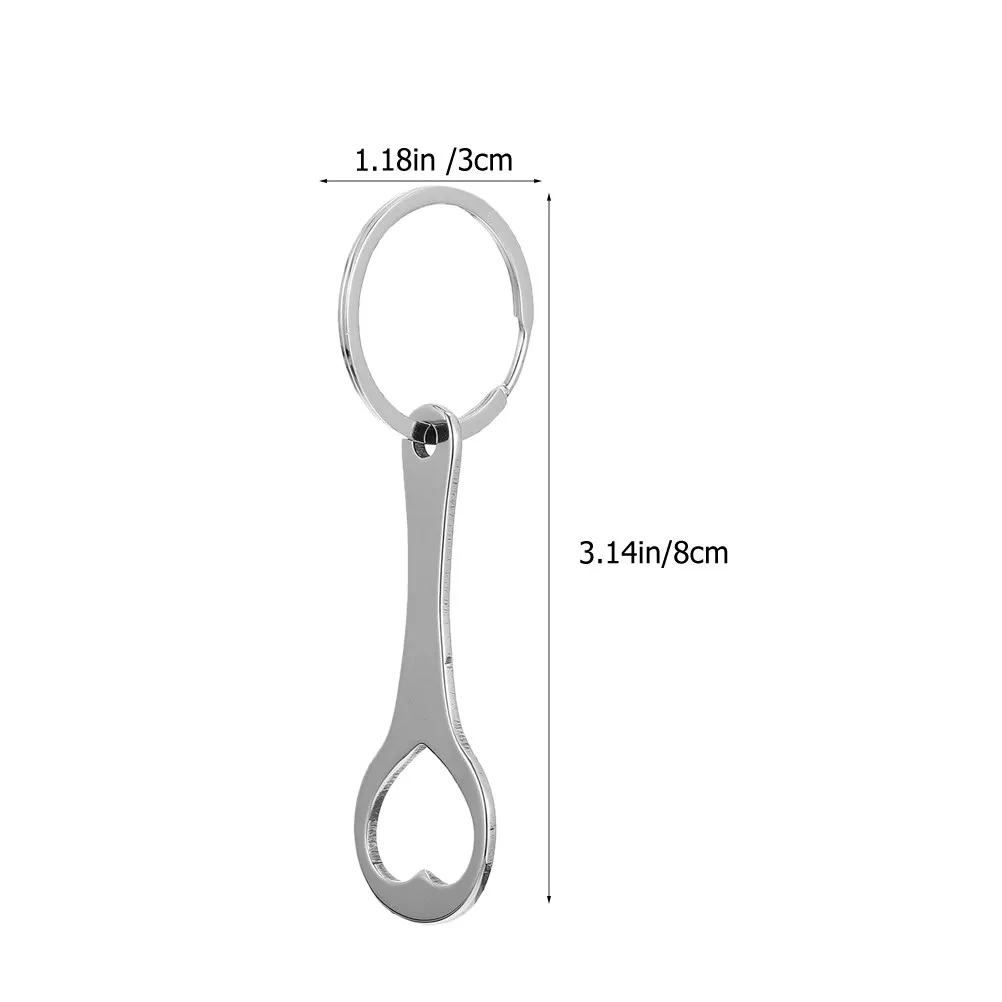 3Pcs Metal Shopping Trolley Token Key Ring Pendant Cart Coin Keychain Key Chain Decoration Shopping Trolley Tokens