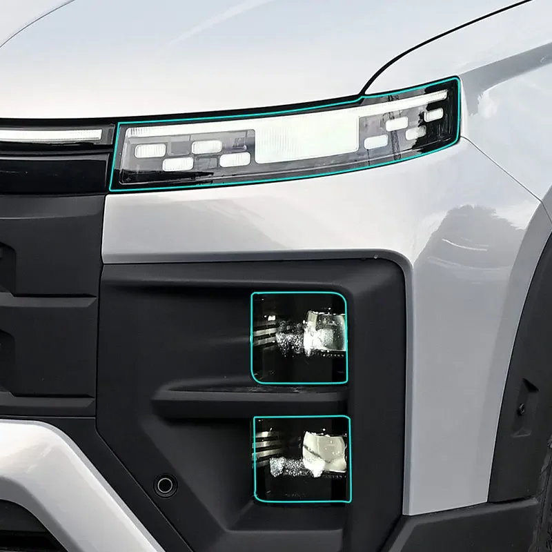 طبقة رقيقة واقية ملصقات بولي يوريثان لشيري جايكو J7 2023 2024 سيارة العلوي شفافة سوداء المضادة للخدش اكسسوارات PPF تجميل