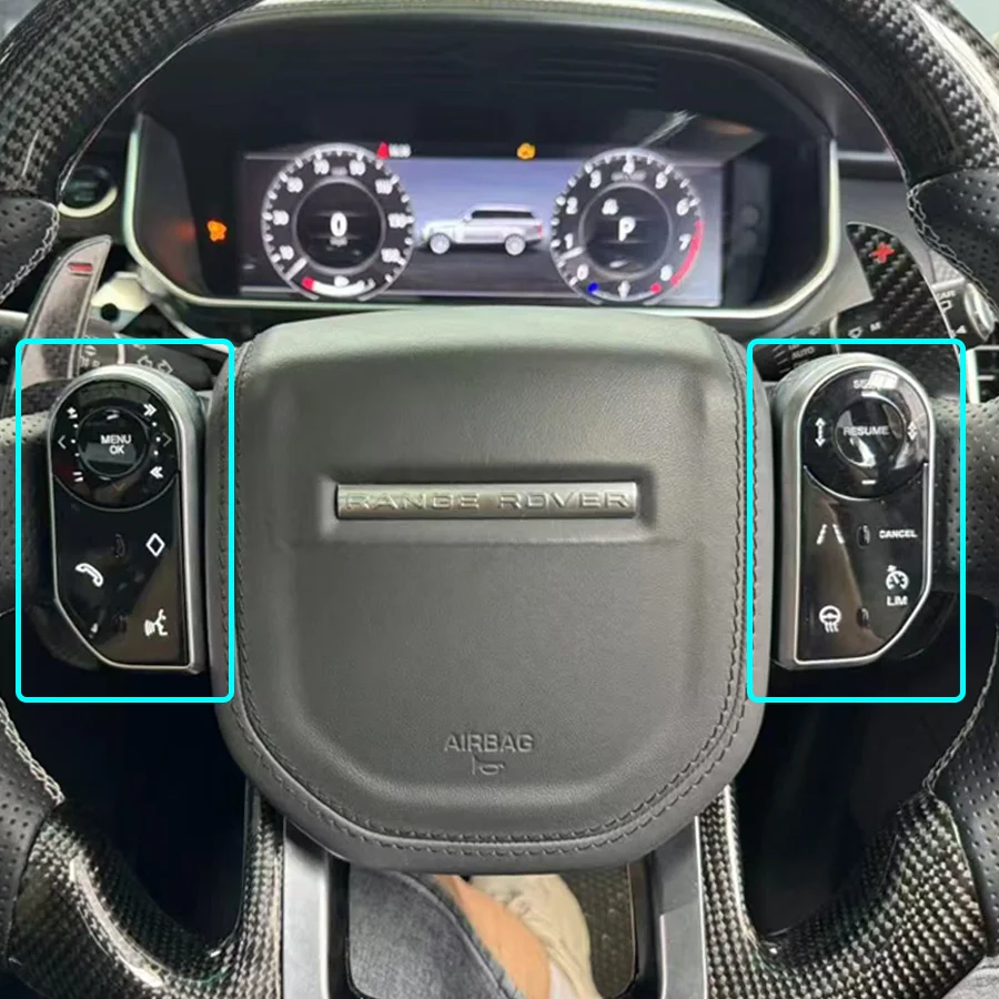 Steering Wheel Buttons For Range Rover Vogue L405 Sport L494 And Discovery 5 L462 Style Keys Touch Button plug and play