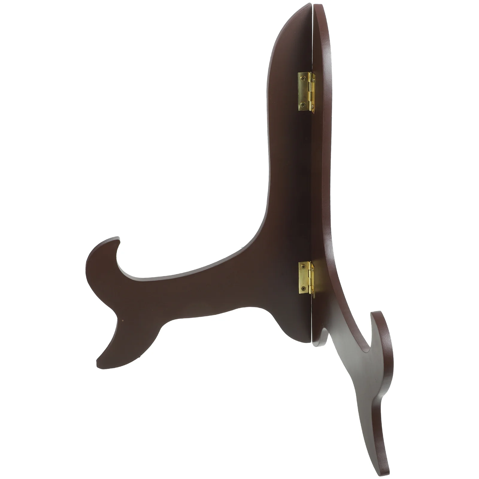 

Wooden Display Stand Natural Wood Curved Leg Design Home Decor Plate Holder Tea Cake Rack Dish Stand Small Items