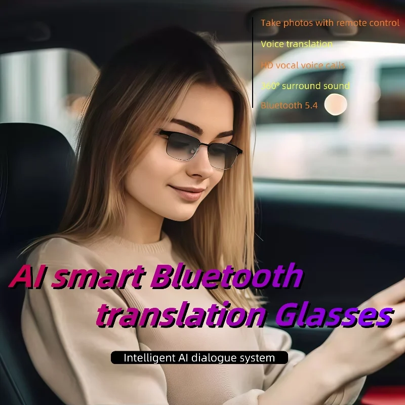 

GS06 sports spectacles With Camera Video Recording AI Photo Recognition Bluetooth Call Translation Voice Assistant Glasses