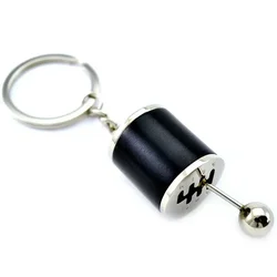 Mini Turbo Turbocharger Keychain for Car Enthusiasts Upgrade Keyring Trendy Keychain Stick Knobs Keyring Shift Metal Key Ring