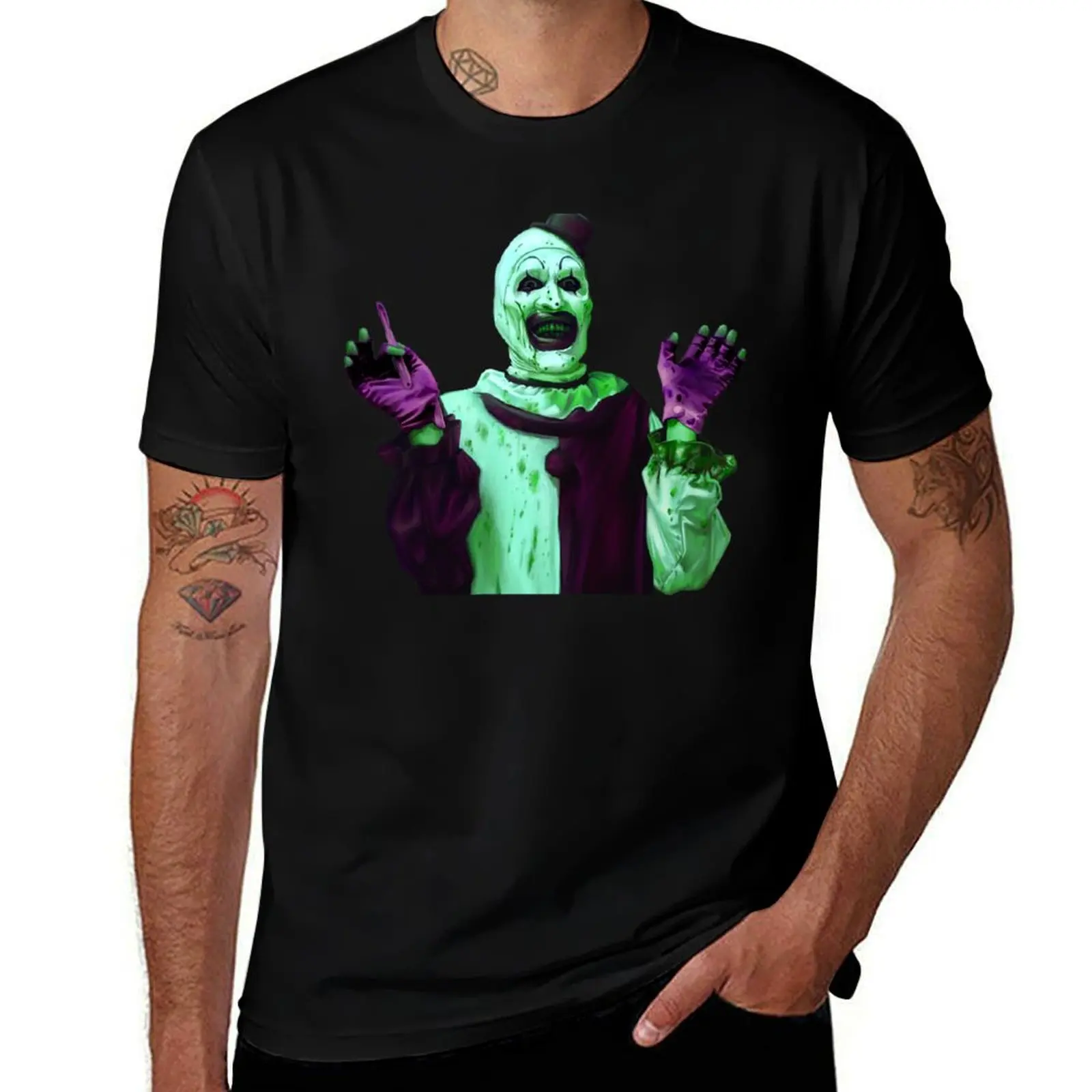 

Art the Clown T-Shirt Clothing aesthetic clothes quick-drying sublime men workout shirt
