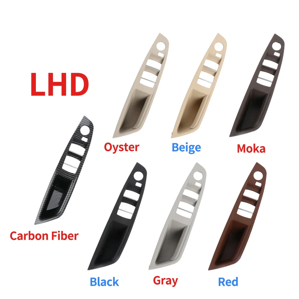 51417225865 LHD RHD Interior Door Pull Handle Armrest Panel Trim Without Mirror Folding Button for BMW F10 F11 F18 5 Series