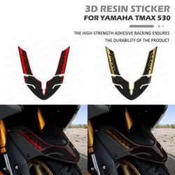 For TMAX 530 T-MAX 2015 2016 Motorcycle Accessories 3D Resin Epoxy Sticker Motorcycle front end Protection Sticker