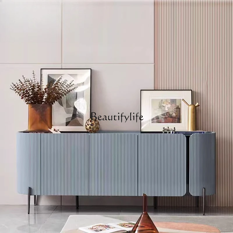 

Nordic style dining side tea cabinet entrance entrance storage cabinet