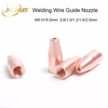 JHCHMX الألياف الليزر سلك لحام يدوي دليل فوهة M5 H15.5 0.8/1.0/1.2/1.6/2.0 مللي متر ل Chaoqiang SUP QILIN Ospri WSX HANWEI رئيس
