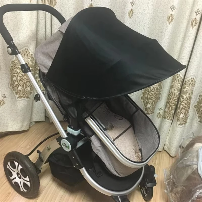 Stroller Sunshade Canopy Cover Baby Pushchair Sun Visor Hood Anti UV Sun Protection Shade Accessories For Pram Baby Car Seat