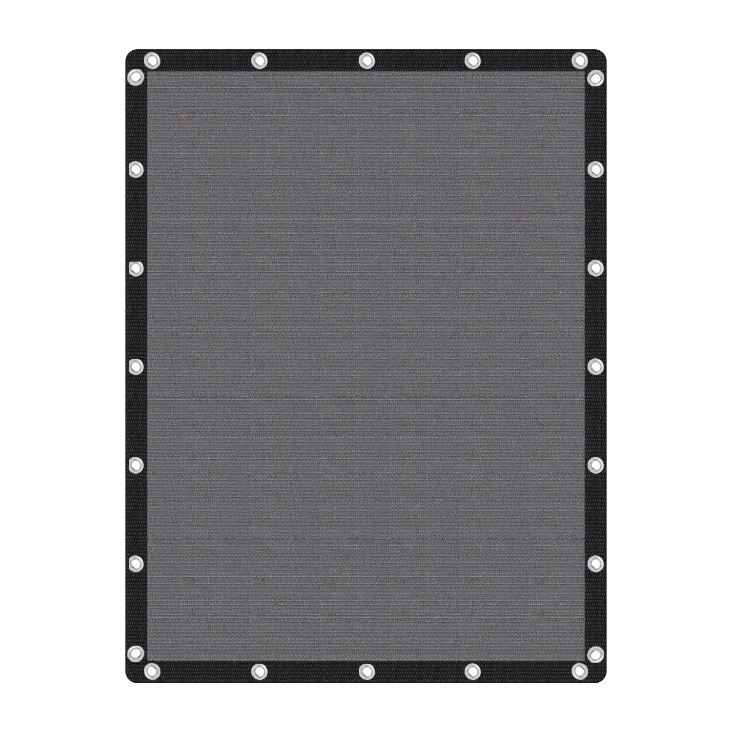 

Shade Fabric Sun Screen With Grommets For Patio Garden Pergola 8x12 Ft Grey
