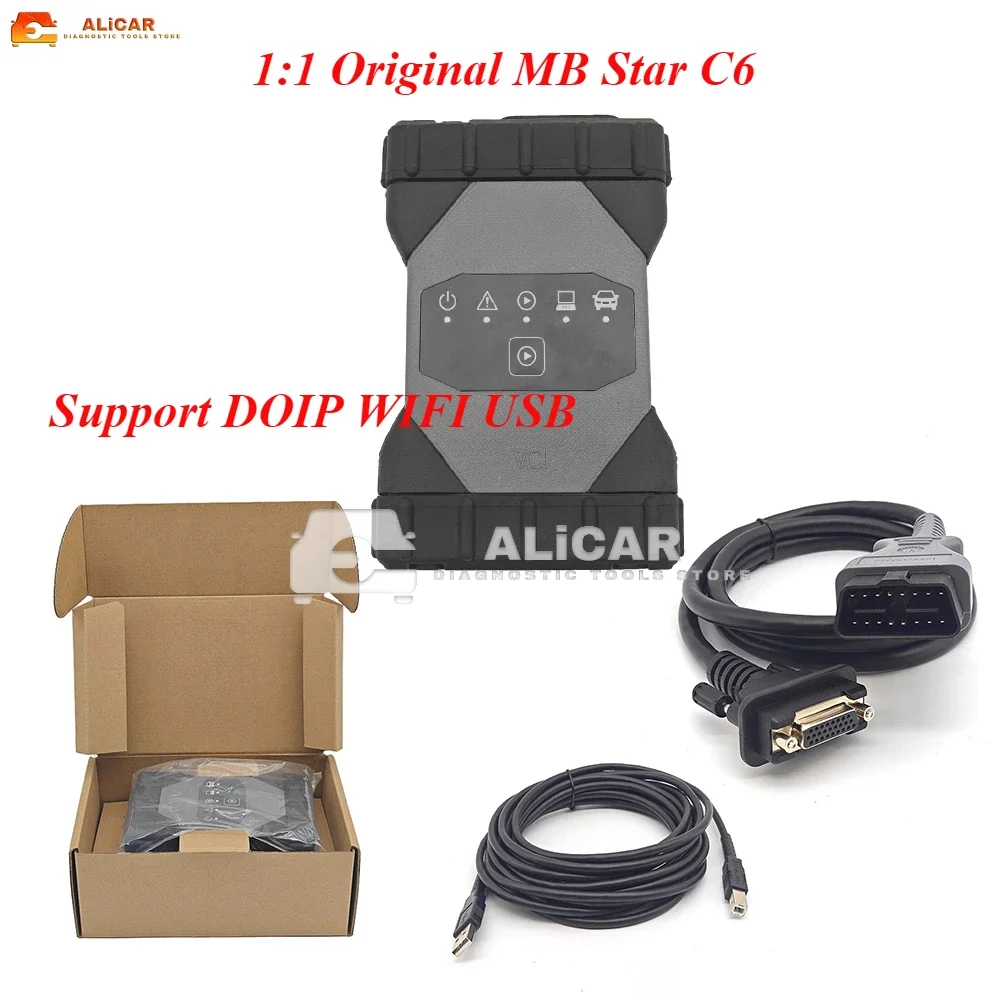 MB Star C6 1:1 Original Full Protocols Support DOIP WIFI USB Connection  Software V2024.03 For Benz 12V Cars Diagnosis VCI Tool