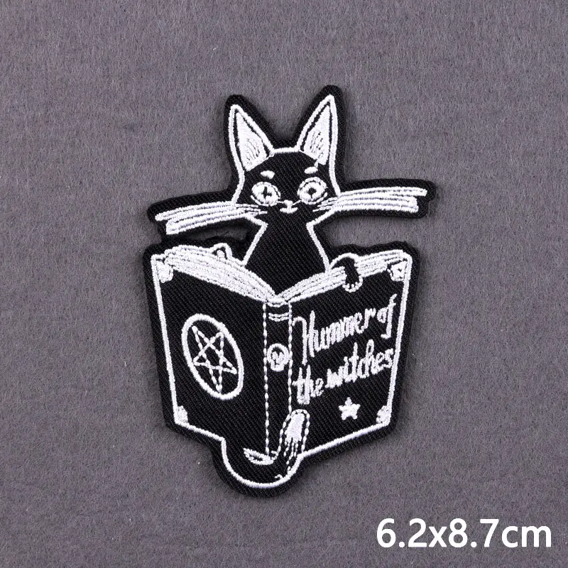 Animal Patch Iron On Patches For Clothing Thermoadhesive Patches On Clothes Cartoon Cat Embroidery Patch For Clothes DIY Sticker