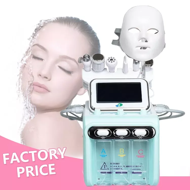 7 In 1 Korea Aqual Peeling Dermabrasie Machine Huid Water Zuurstof Gezicht Tillen Huidverjonging Schoonheid Apparatuur